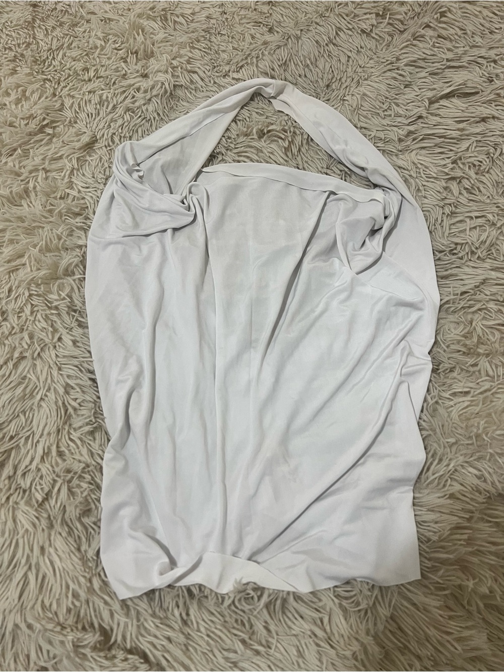 Joyce Leslie White Halter Tank Top